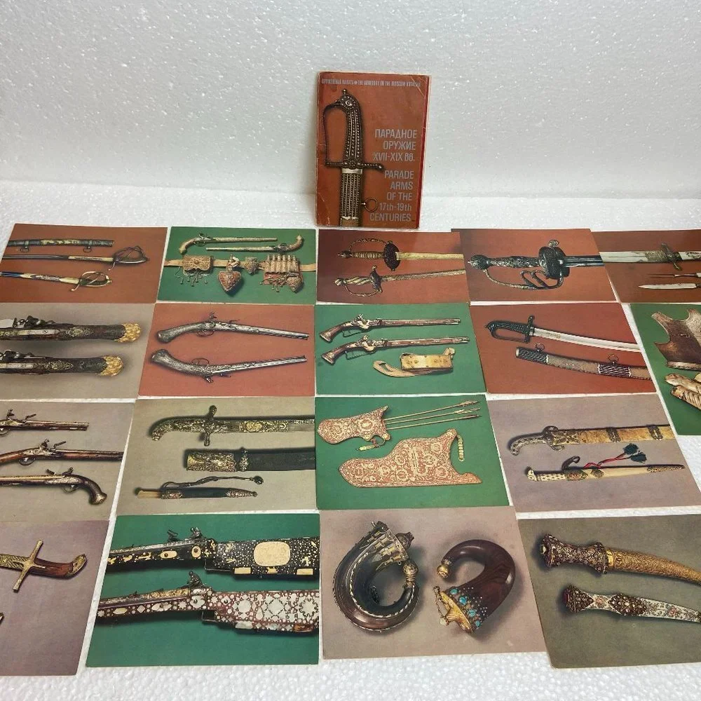 RARE Set Postcards Parade Arms 17-19th centuries Military